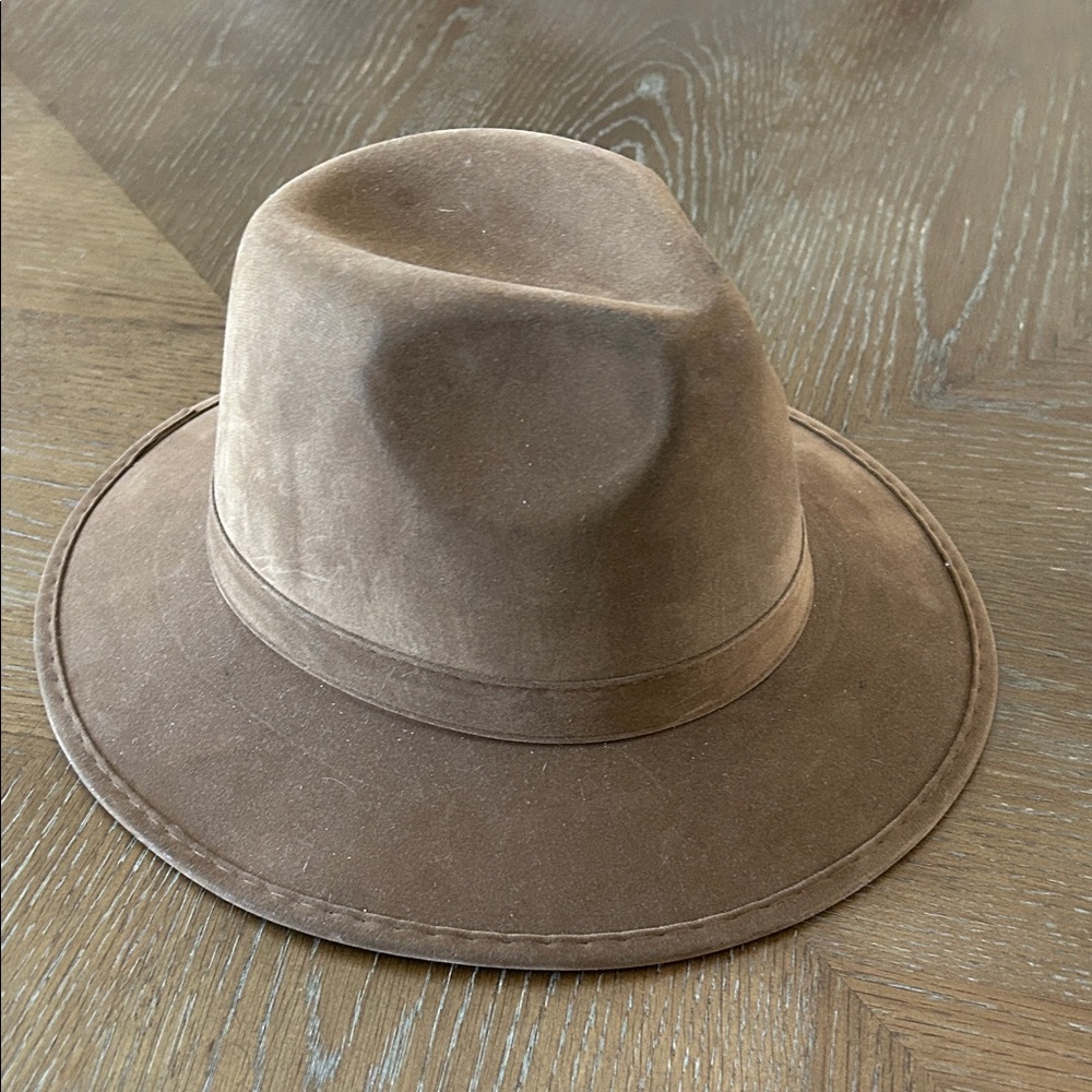 Brown Felt Fedora Hat